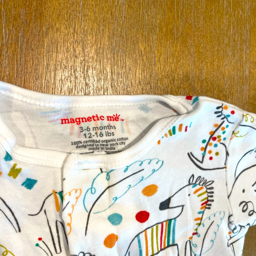 Magnetic Me onesie  size 3-6 months